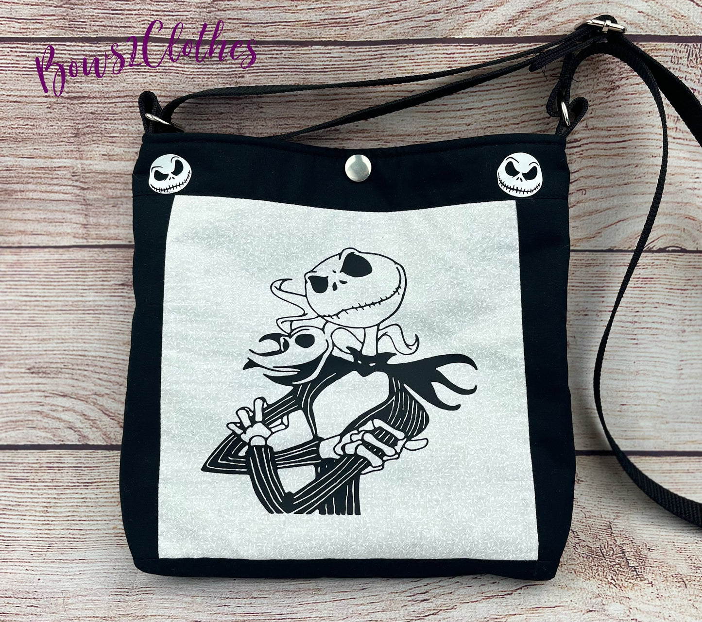 Skeleton Crossbody/ Messenger Purse