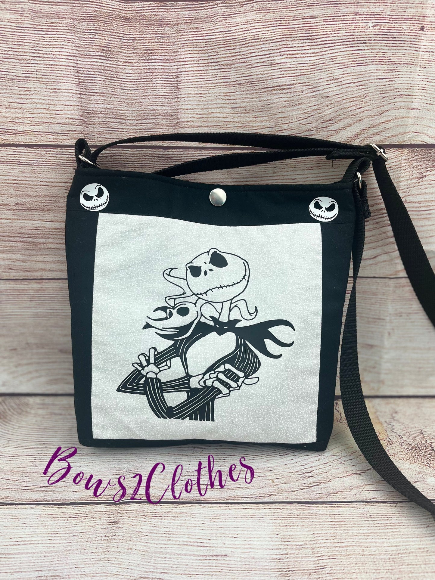 Skeleton Crossbody/ Messenger Purse