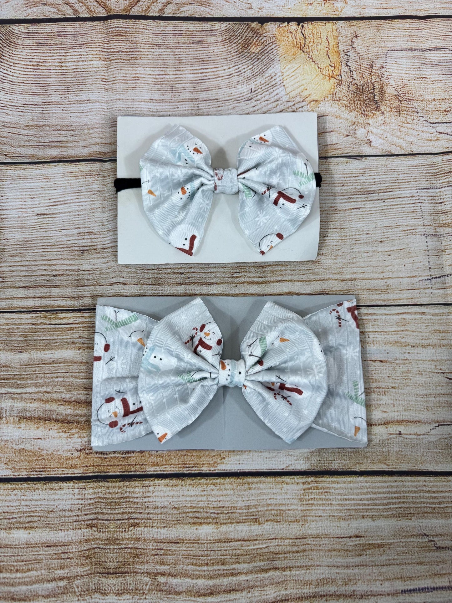 Let It Snow/ Ribbed Snowman Christmas Outfit/ Snowman Bummies/ Top, Bummies and Bow set